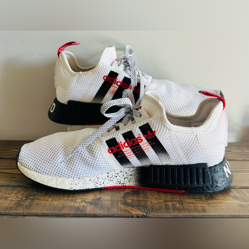 Adidas NMD_R1 Shoes Red White Black Men’s Size 11